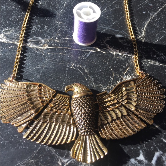 Huge Eagle Pendant Lady GAGaish - Picture 5 of 10